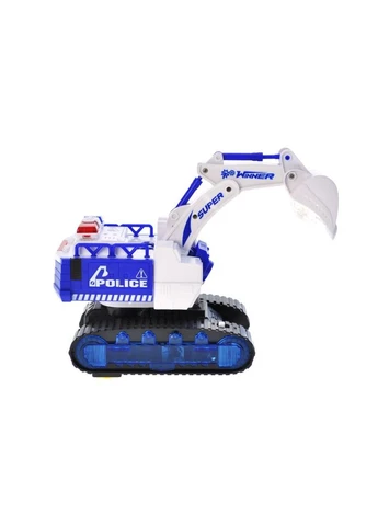Музыкальный экскаватор 9805 на батарейках, в коробке YG Toys (395906208)