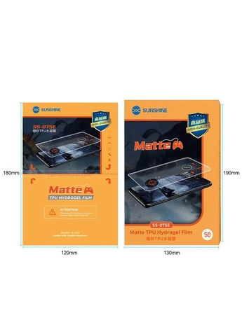 Гидрогелевая бронепленка для телефона SS075E High Quality TPU (матовая) (пачка 50 шт) Sunshine (305835625)