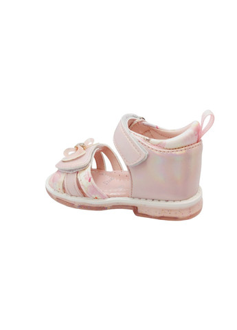 Розовые повседневные босоножки Tom.M на липучке