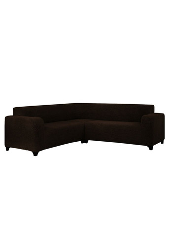Меховой чехол на угловой диван sh-013 Темно-коричневый Venera (268547721)