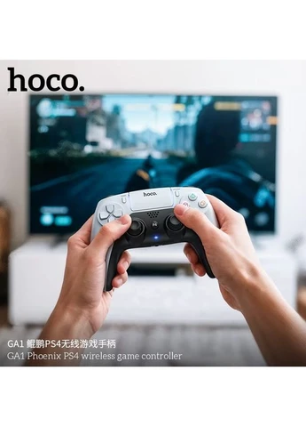 Бездротовий геймпад GA1 Phoenix PS4 wireless game controller White Hoco (391226544)