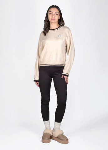 Бежевый зимний кардиган Power