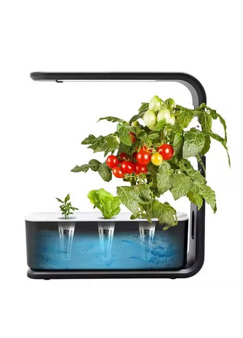 Гідропонна система гоубокс Smart з LED підсвіткою для домашнього вирощування саду, потужність 15 Вт посадочних місць 3 No Brand (346533687)