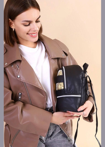 Рюкзак жіночий чорний No Brand Рюкзак для міста (340424785)