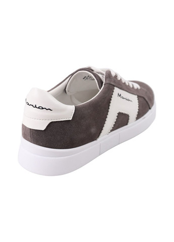 Серые кеды мужские серые натуральная замша Marion 71-24DTS