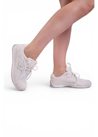Кроссовки женские белые из экокожи и текстиля 351243 Fashion белые (401591117)