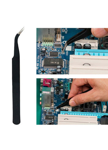 Паяльний набір в кейсі 936H, паяльник 60 Вт, 200-450°C, жала 900М, пінцет, олово, підставка No Brand (322568207)