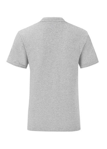 Серая летняя футболка детская girls iconic t серый (061025094104) Fruit of the Loom