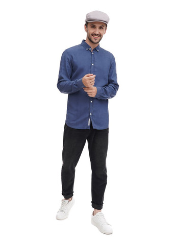 Чоловіча котонова кепка "Реглан" світло-сірого кольору VECONS "Реглан" з плавними лініями (304273716)