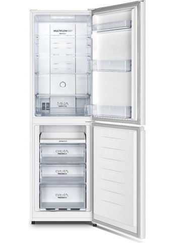 Холодильник с нижн. мороз. камерой NRK418ECW4, 182х55х55см, 2 двери, 171(80)л, А+, NoFrost Plus, Зона св-ти, Gorenje