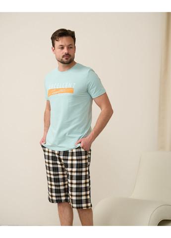 Чоловічий комплект із шортами в клітку Tom John (365720478)