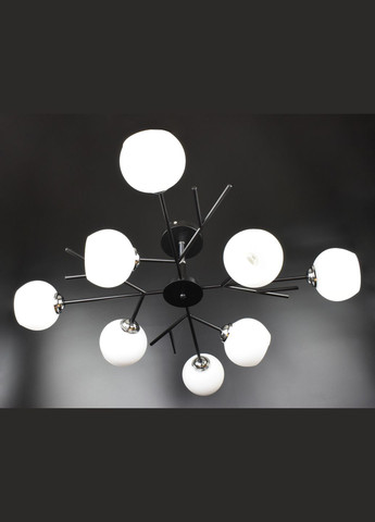 Люстра потолочная на 8 лампочек 27078 Черный 34х85х85 см. Sunnysky (364490003)