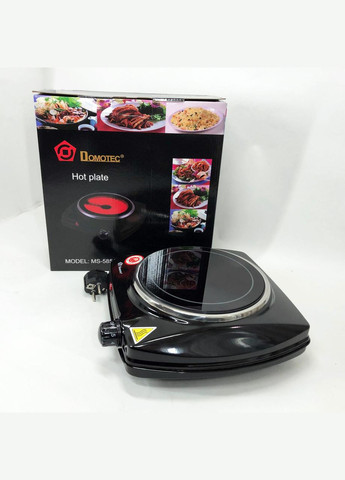 Электроплита настольная MS-5851 900 Вт, Кухонная плита электро для кухни на 1 конфорку Domotec (364666059)