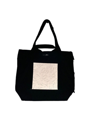 Большая женская сумка со светоотражающими карманами с двойными ручками. No Brand (286421934)