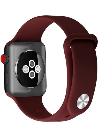 Ремешок Silicone Strap for Apple Watch 38/40 mm Wine Red UWatch (301473202)