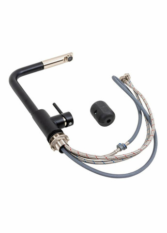 Кухонний змішувач з висувною лійкою Q411B матовий Valeso (342072028)