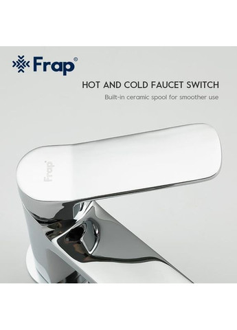 Змішувач для умивальника F1061, хром Frap (373266971)