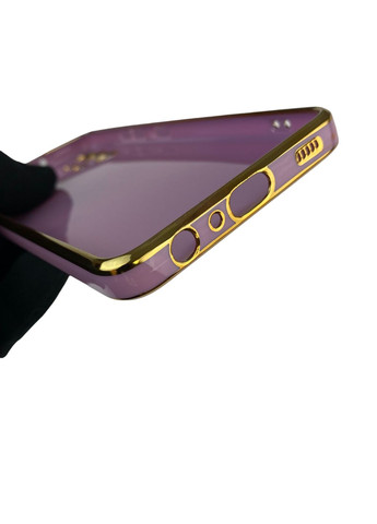 Чохол для Galaxy A32 4G (SM-A325F) з кільцем MagSafe із золотою окантовкою на самсунг а32 чорничний gs1 Samsung (366234099)