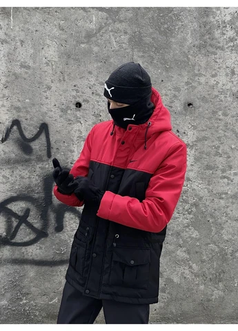 Комбинированный демисезонный комплект мужской: шапка с добавлением шерсти puma темно-серый меланж + баф флисовый puma черный + перчатки флисовые черные Vakko