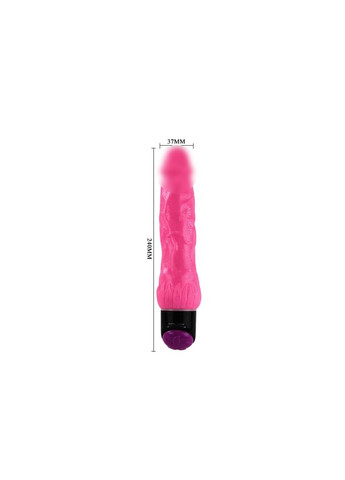 Рожевий вібратор реалістичний 24 см LyBaile (296008932)