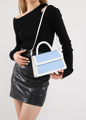 Жіноча сумка 3813 крос-боді блакитна No Brand (303323048)