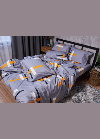 Комплект постельного белья Полисатин Premium полуторный евро 160х220 наволочки 2х70х70 (MS-820002845) Moon&Star marigold (288044148)