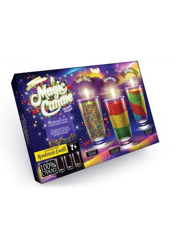 Комплект креативного творчества MAGIC CANDLE CRYSTAL 7320DT, 3 свечи в комплекте Danko Toys (363265688)