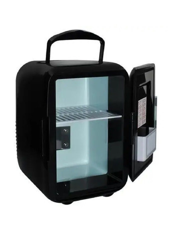 Холодильник похідний туристичний переносний 4 л з режимами охолодження обігріву роботою від мережі 220v 12v (482106-Prob) Чорний Unbranded (370456145)