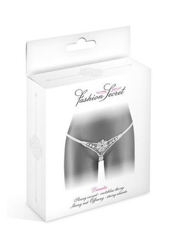 Трусики-стрінги з доступом DANUTA White Fashion Secret (369945566)