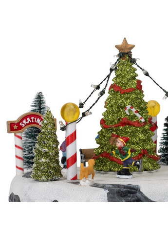 Іграшка Карусель з підсвічуванням та музикою Різдвяна ялинка 21х18 см ELISEY (366215013)