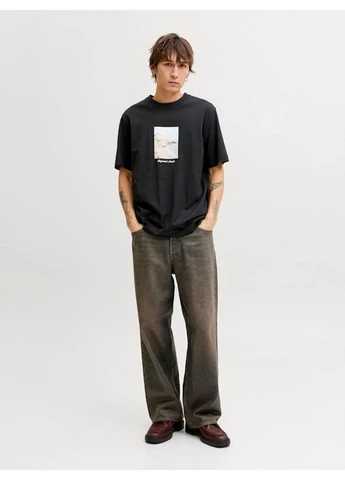 Черная футболка 10997089 чёрный jnj906 Jack & Jones