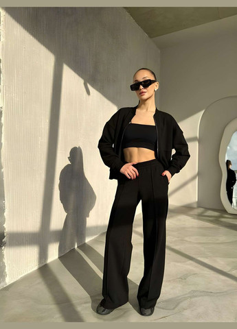 Женский спортивный костюм двойка брюки + бомбер, спортивный костюм... No Brand (331283834)