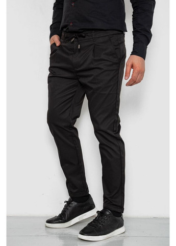 Штани чоловічі класичні однотонні, колір чорний, 157RU02-012 Ager (362046741)