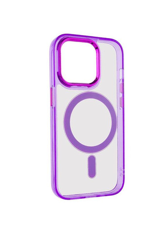 Чехол TPU Iris с MagSafe для Apple iPhone 13 Pro (6.1") Фиолетовый Epik (372972695)