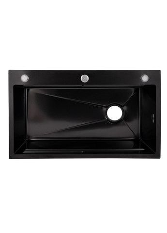 Кухонна мийка інтегрована Handmade H7545B Decor Black PVD Honeycomb 3,0/1,0 мм LDH7545BDECPVD48373 LIDZ SD00054497 (380887473)