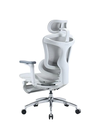Крісло офісне Doro C300L Mesh White with footrest (Doro-C300L-A3-102-JT) Sihoo (401891001)