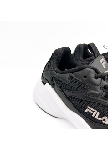 Кросівки (р) Текстиль/Екошкіра 0-1-1-FFW-0045-FILA No Brand чорні (353685653)
