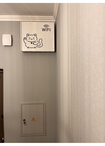 Настінна коробка для роутера Wi-Fi Полка Кицька 2 Comod (367983204)