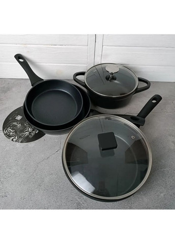 Сковорода Tiger 28 см Black (PR-2340-28) Pepper (307437520)