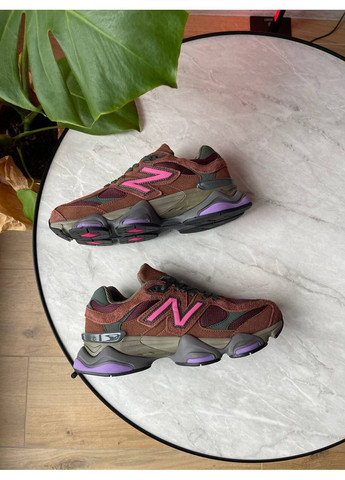 Коричневі Осінні кросівки чоловічі і жіночі New Balance 9060 brown | Нью Беланс 9060