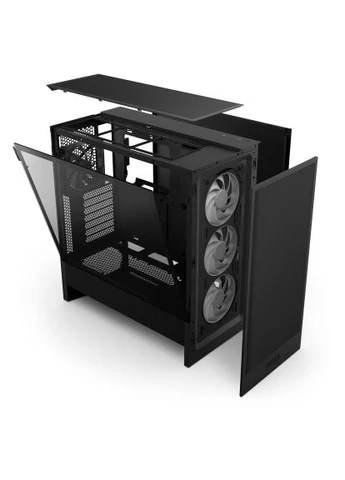 Корпус (CC-H52FB-R1) NZXT H5 Flow RGB Compact (380255058)