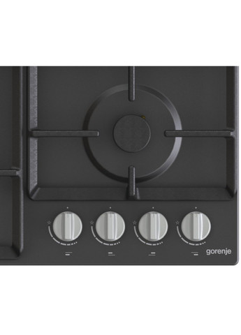 Варильна поверхня газова, 60см, чавун, чорний Gorenje (316391148)
