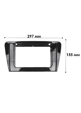 Переходная рамка Skoda Octavia 2013-2020 (SK 025T) (6261) 10,1" Lesko (394185167)