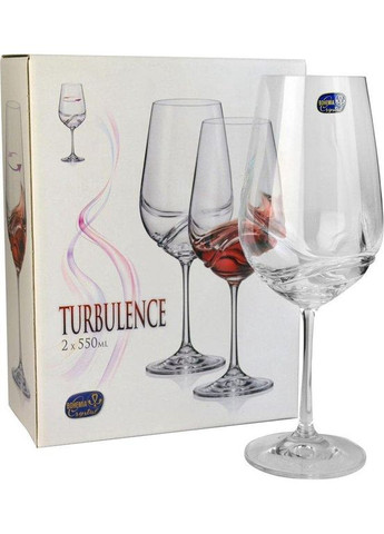 Набор бокалов для вина Turbulence 550 мл 2 шт. 40774/550 Bohemia (342375418)