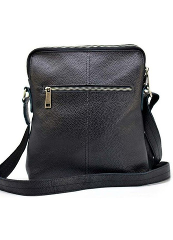 Сумка планшет через плече для документів та для телефону чоловіча з натуральної шкіри середня Чорний 37236 TARWA (353690197)