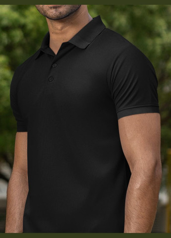Черная футболка-мужская футболка-поло для мужчин Mishe однотонная
