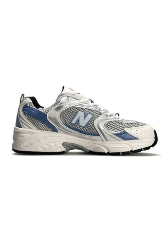 Светло-голубые демисезонные кроссовки мужские new balance 530 steel blue mr530kc нью беланс 530 No Brand