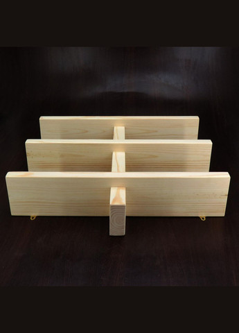 Настенная книжная полка из дерева Престол бланже (КПГ-001901) No Brand (328082209)