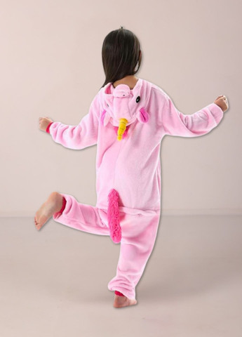 Детское кигуруми единорог с капюшоном и хвостиком на молнии My Kigu (365244815)