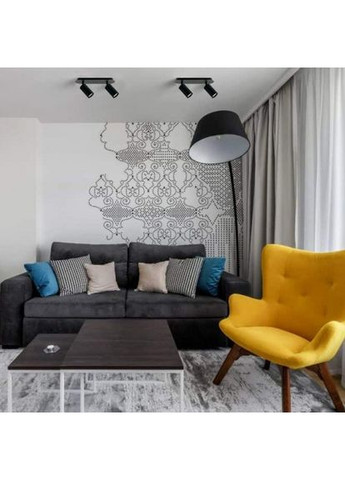 Накладний поворотний світильник ML311-2 під лампу чорний Feron (365650848)